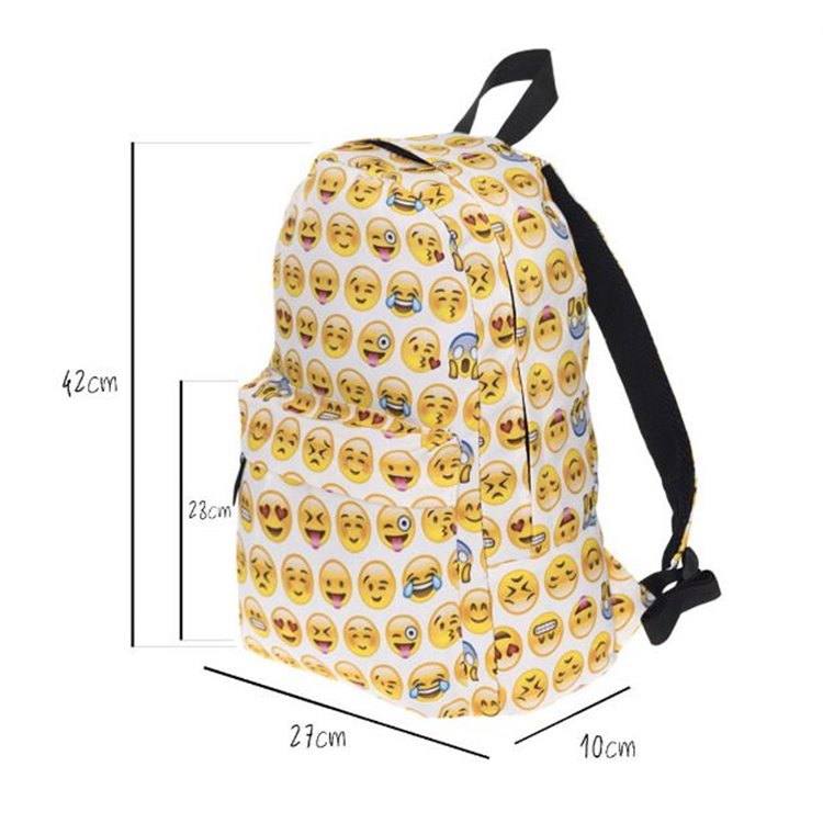 PLECAK EMOTIKONKI BIAŁY PL26 - obrazek 5