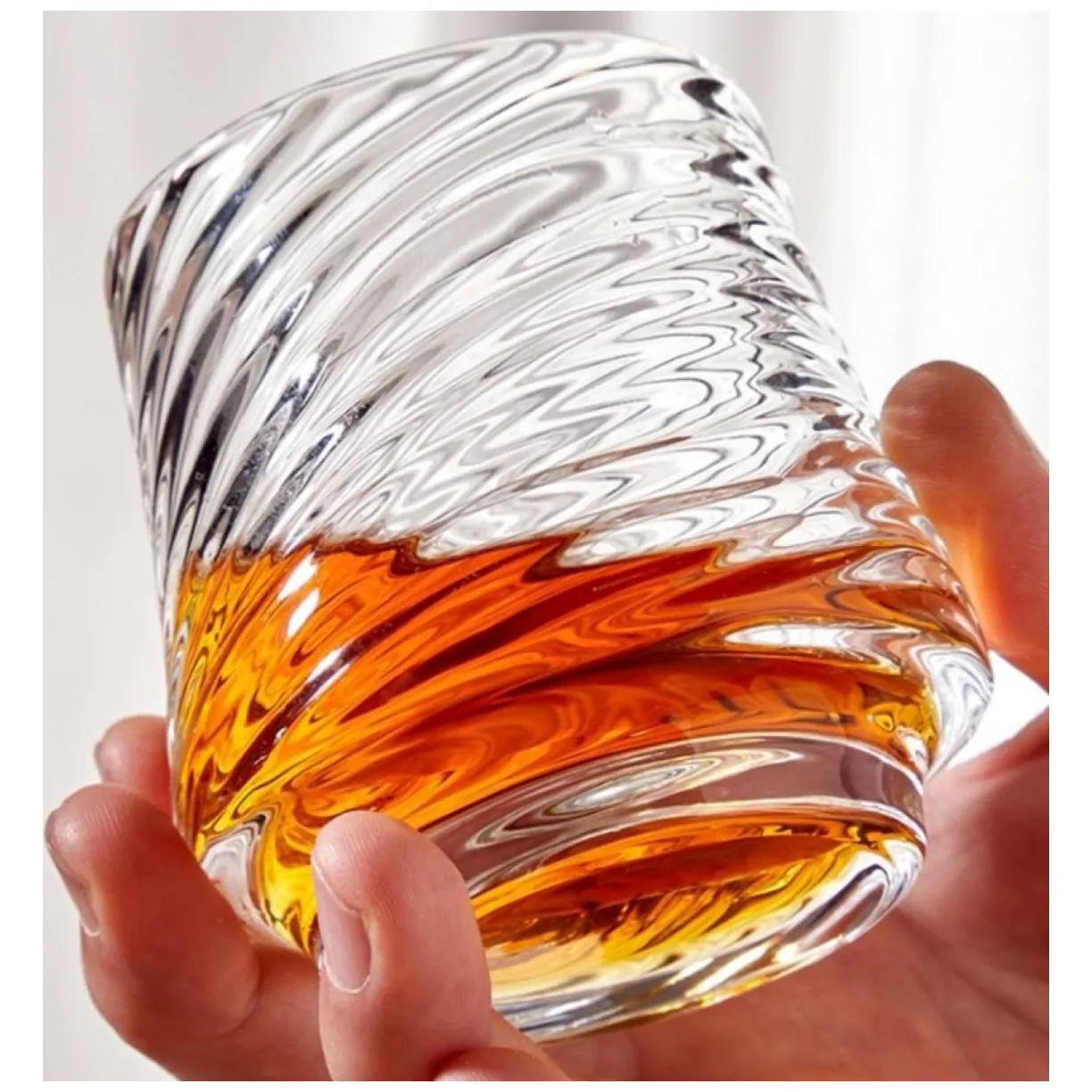 Szklanka ryflowana 150ml 1 szt do kawy, drinków, whiskey 7,5x 8cm SZK200 - obrazek 3