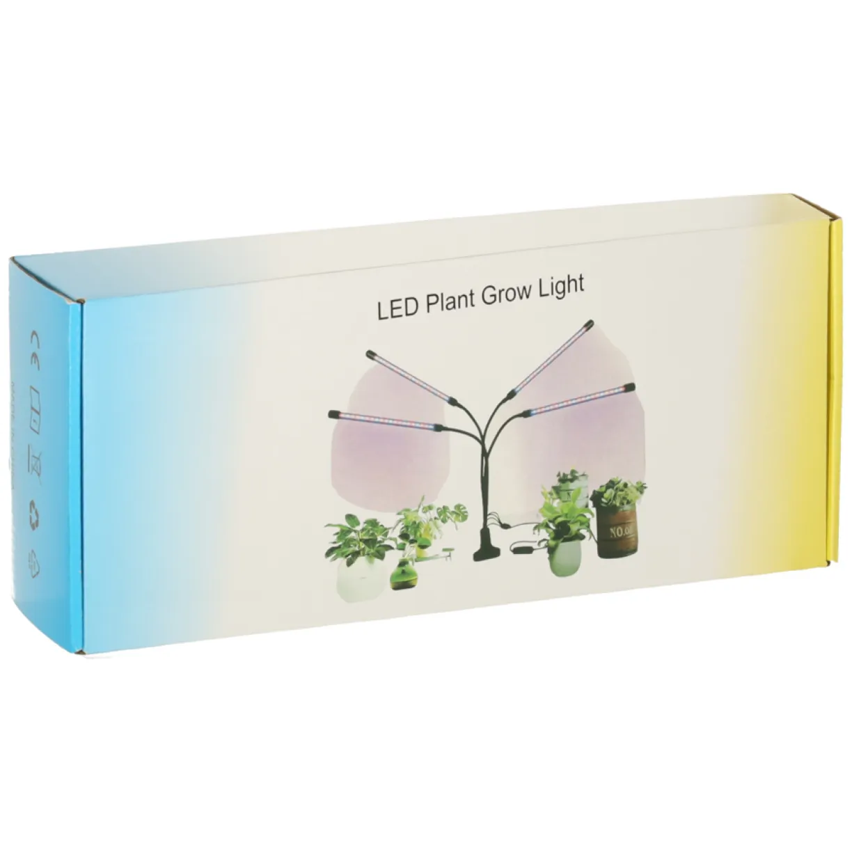 Trójramienna lampa LED do uprawy roślin z timerem i światłem czerwonym/niebieskim - obrazek 13