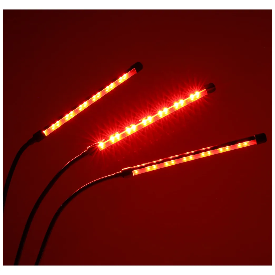 Trójramienna lampa LED do uprawy roślin z timerem i światłem czerwonym/niebieskim - obrazek 8