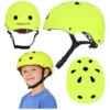 Kask rowerowy dla dziecka Trike Fix dziecięcy regulowany LED S 48-54cm zielony jasny