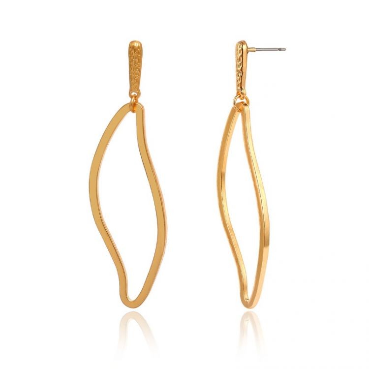 KOLCZYKI WISZĄCE ZŁOTE K931Z - obrazek 2