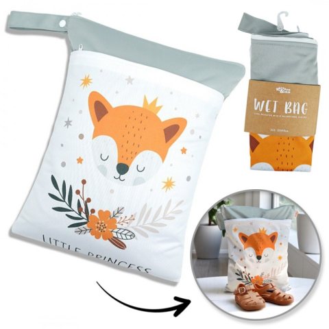 Wodoodporna torba, organizer, worek do wózka, na kapcie do przedszkola 30x40cm WB04