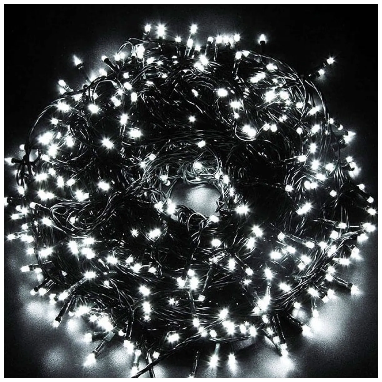 Światełka lampki 300 LED ZIMNY BIAŁY, FLASH BIAŁY - obrazek 3