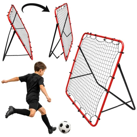 Bramka piłkarska do piłki nożnej dla dzieci rebounder treningowy 125x125cm