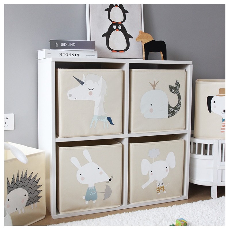 Pojemnik na zabawki sztywny, BOHO, piesek 33x33x33cm OR103WZ1 - obrazek 2