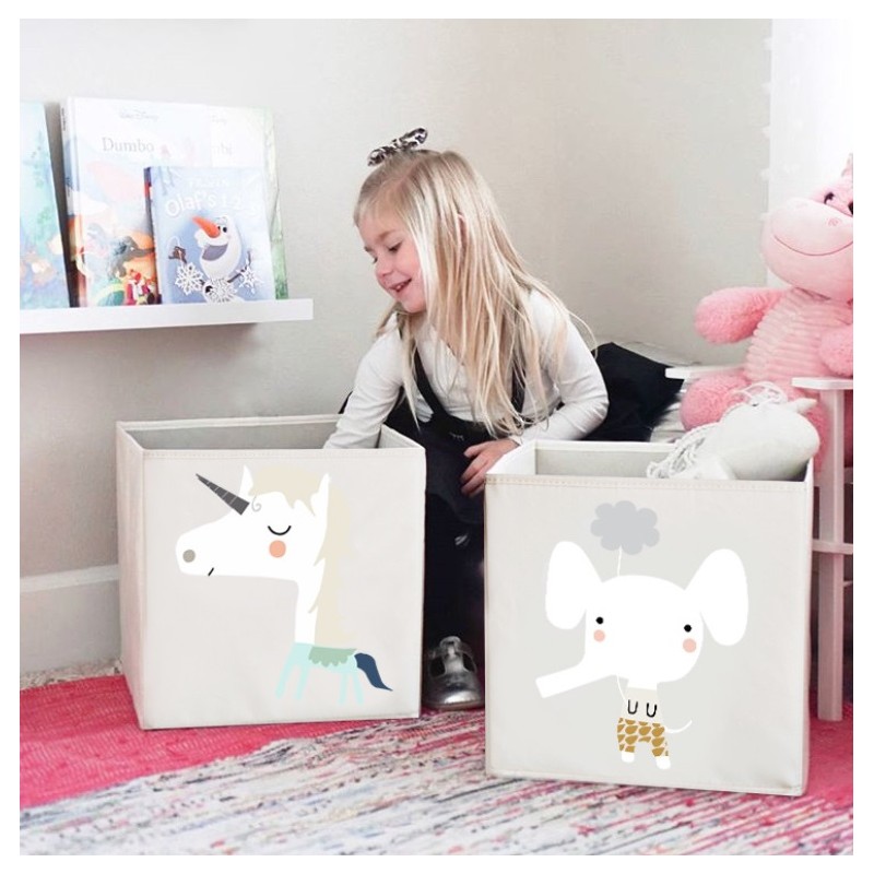 Pojemnik na zabawki sztywny, BOHO, piesek 33x33x33cm OR103WZ1 - obrazek 3