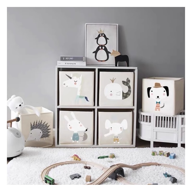 Pojemnik na zabawki sztywny, BOHO, piesek 33x33x33cm OR103WZ1 - obrazek 4