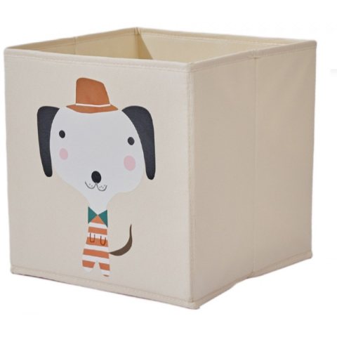 Pojemnik na zabawki sztywny, BOHO, piesek 33x33x33cm OR103WZ1