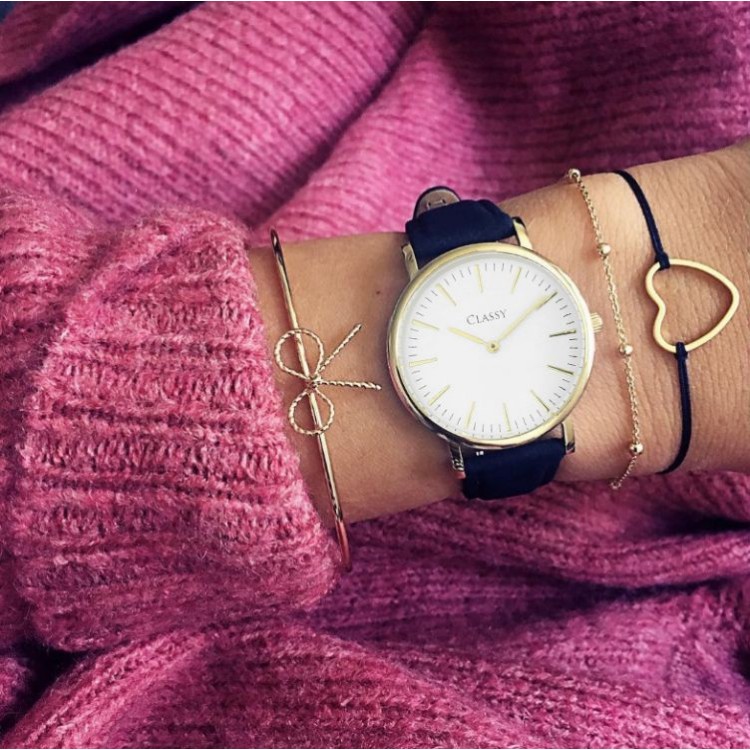 ZESTAW 3w1 BRANSOLETKI ZŁOTE BOHO SERCE B431 - obrazek 5