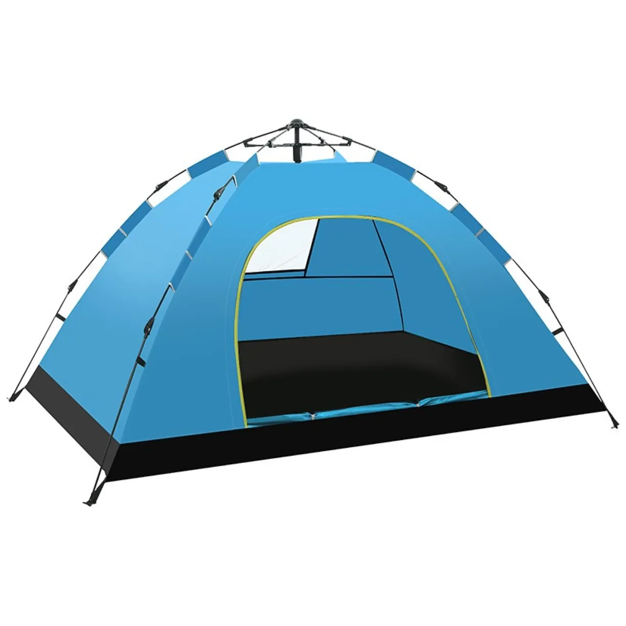 Namiot kempingowy składany 2-3 osobowy 200x140x115cm BAL12N - obrazek 2