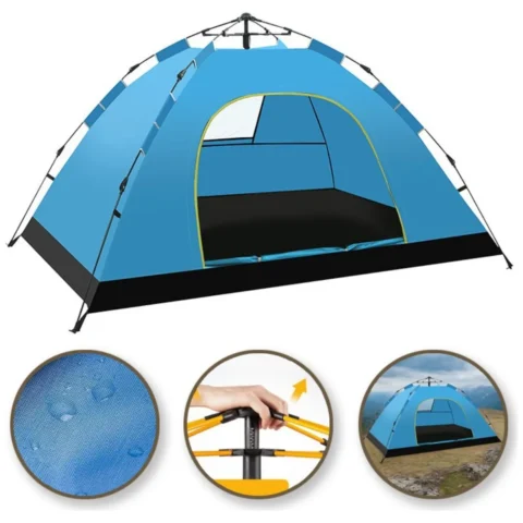 Namiot kempingowy składany 2-3 osobowy 200x140x115cm BAL12N