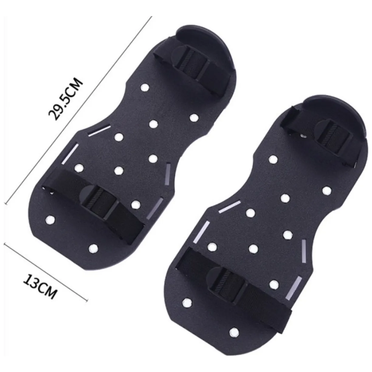 Aerator sandałowy z kolcami, wertykulator na buty, duzy, czarny AS03 - obrazek 8