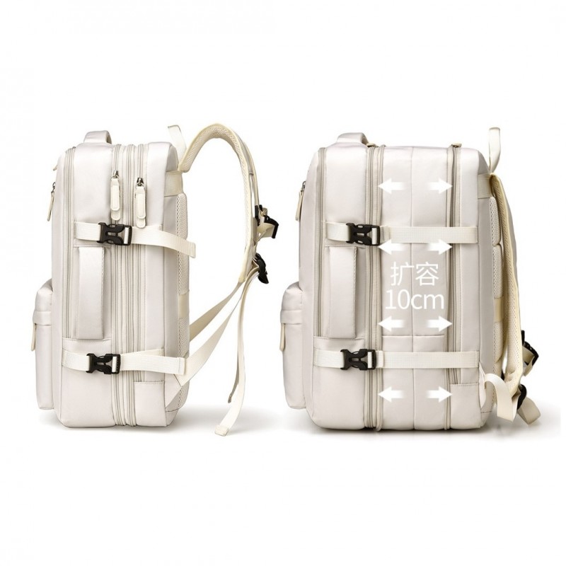 Plecak podróżny, kabinowy do samolotu, wodoodporny z USB, 44x30x16/26cm PL175 - obrazek 5