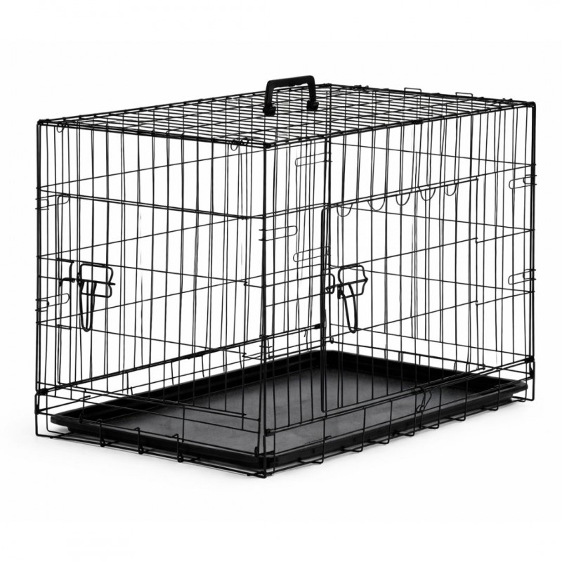DUŻA KLATKA KENNELOWA METALOWA KOJEC Transporter dla PSA KOTA 107x71x77,5cm KOT34