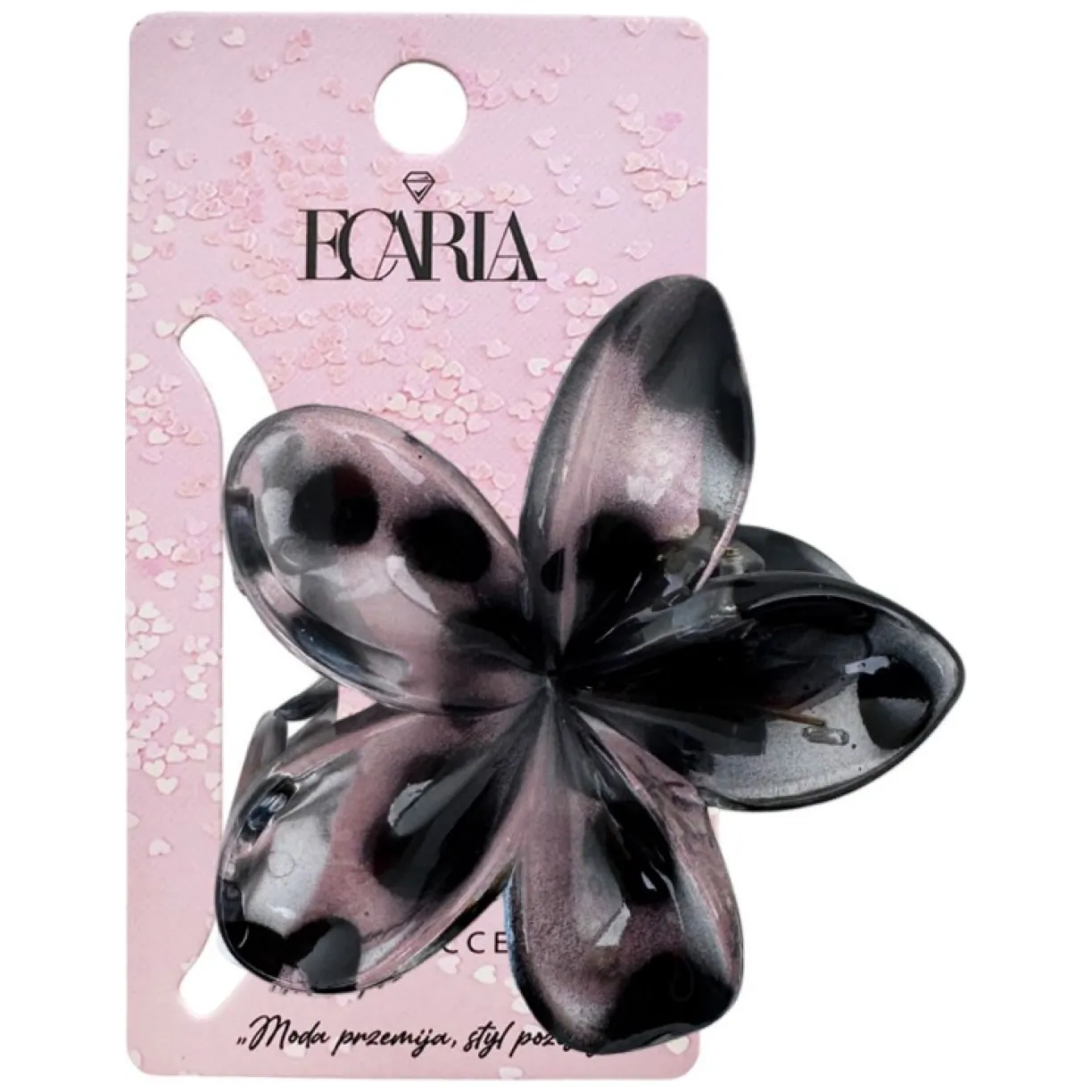 Spinka do włosów klamra XL kwiat 7,5x8cm SP317CZ