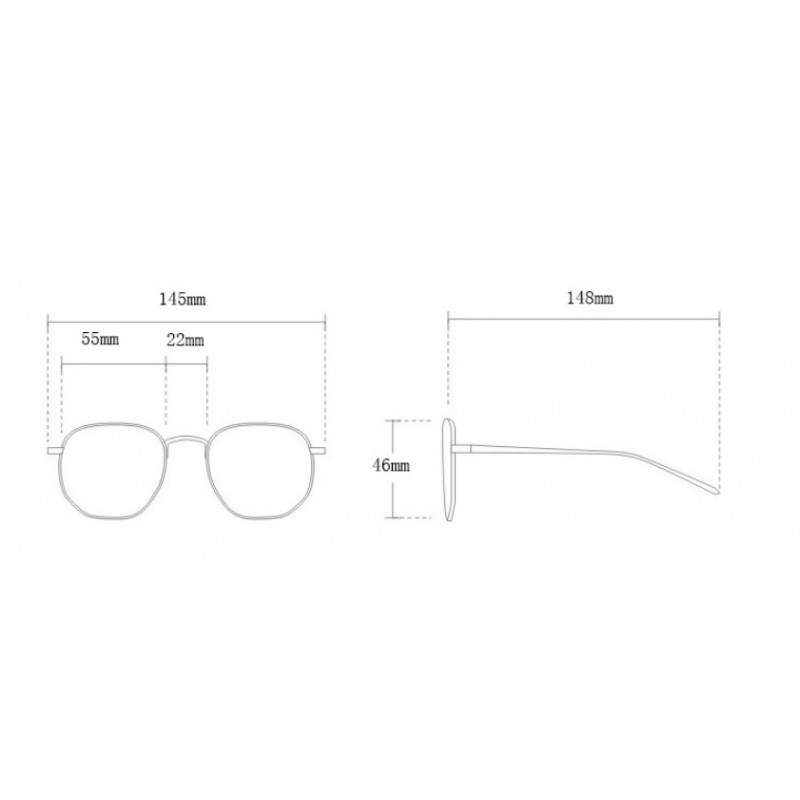 Okulary przeciwsłoneczne unisex romb OK208R - obrazek 4