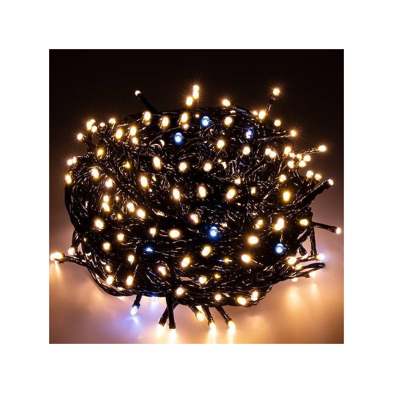 Światełka lampki 200 LED CIEPŁY BIAŁY, FLASH BIAŁY LAMP09CB - obrazek 2