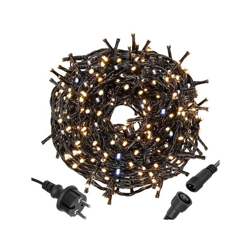Światełka lampki 200 LED CIEPŁY BIAŁY, FLASH BIAŁY LAMP09CB - obrazek 3