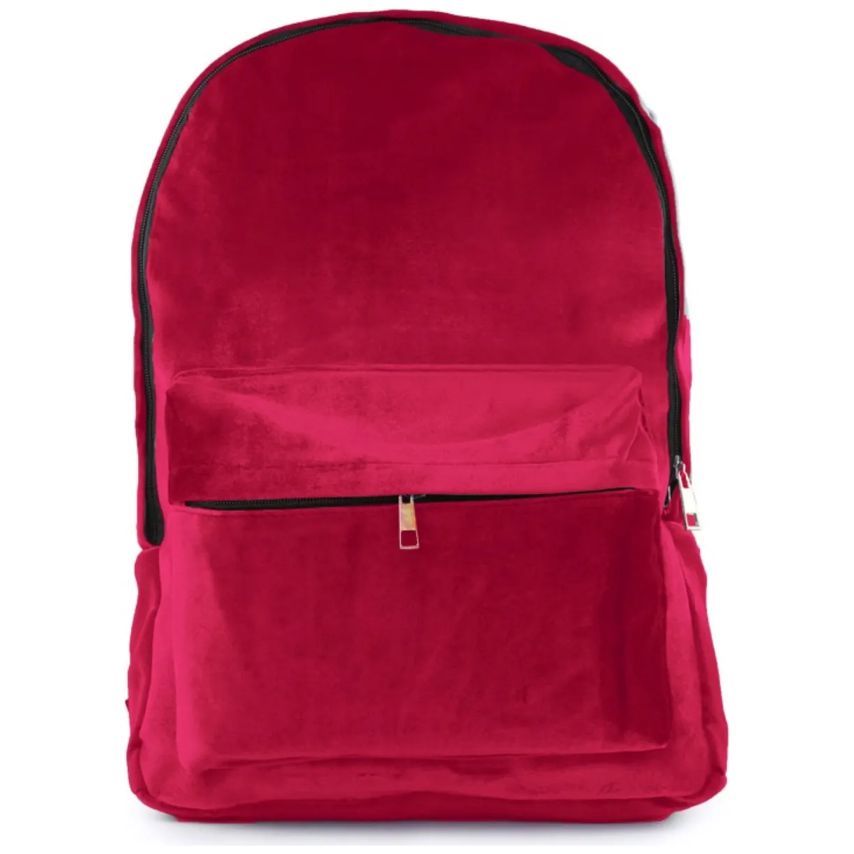 Plecak aksamitny VELVET BORDO