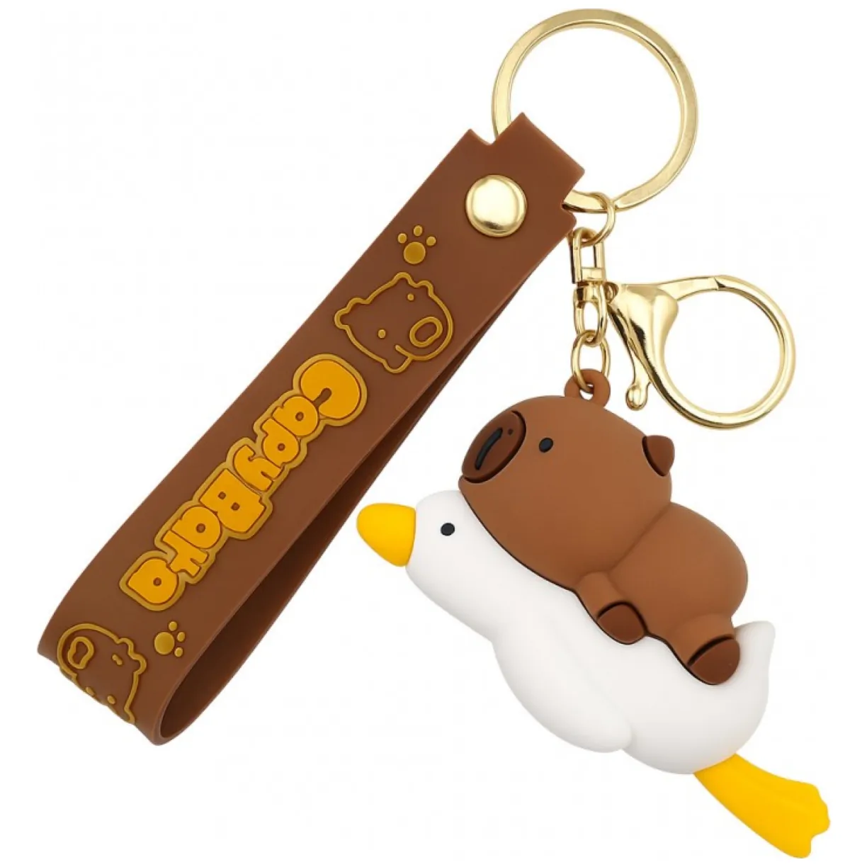 Brelok do kluczy kapibara z gąską CAPYBARA