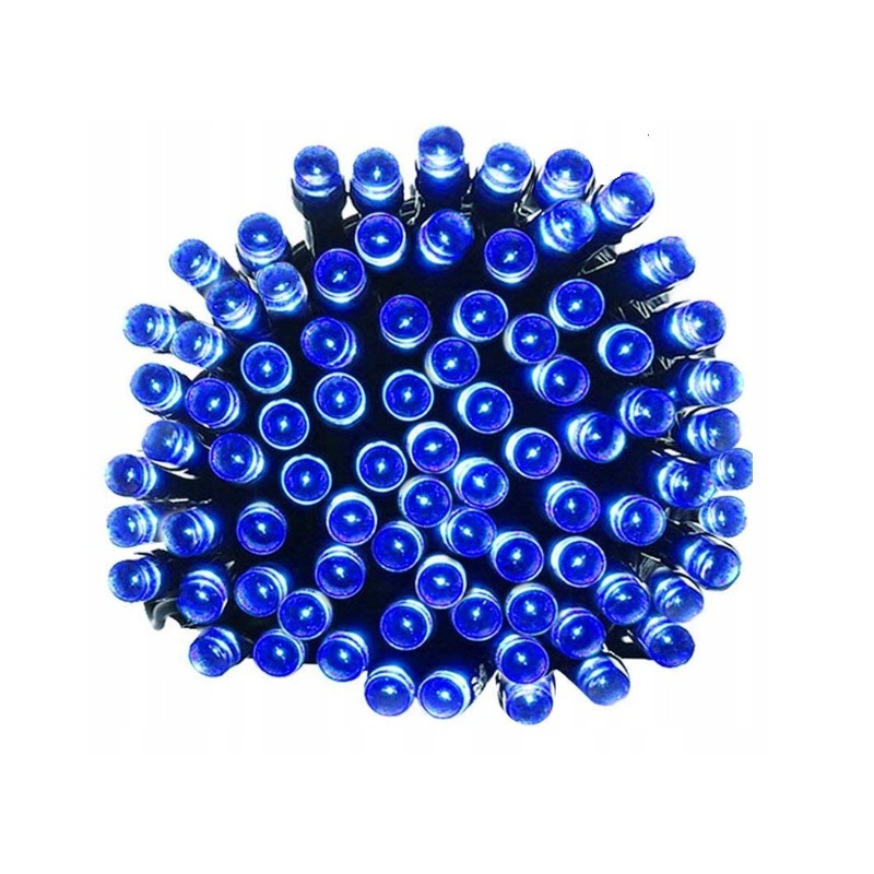 Światełka lampki wewnętrzne/zewnętrzne 200 LED Niebieskie LAMP02N - obrazek 2