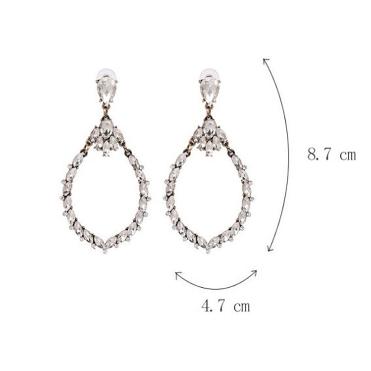 Kolczyki kryształki K1004 - obrazek 3