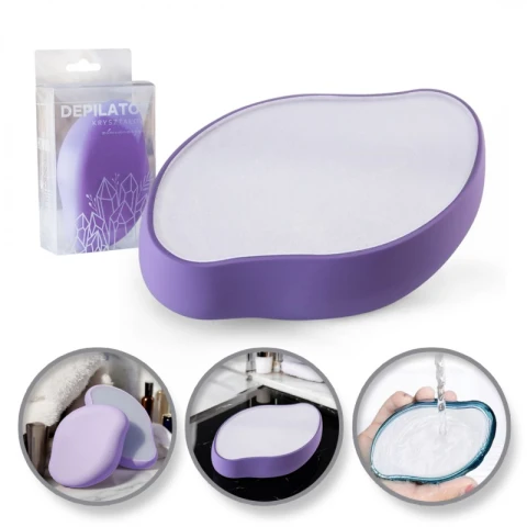 Depilator ręczny do włosów, typu NANO kryształowy, złuszczający naskórek DP02