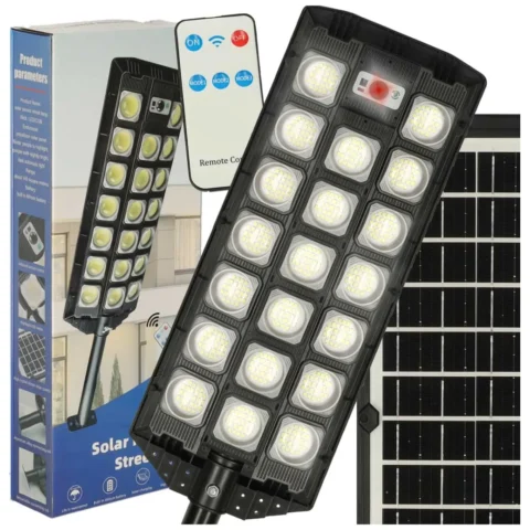 Lampa solarna LED zewnętrzna halogen latarnia