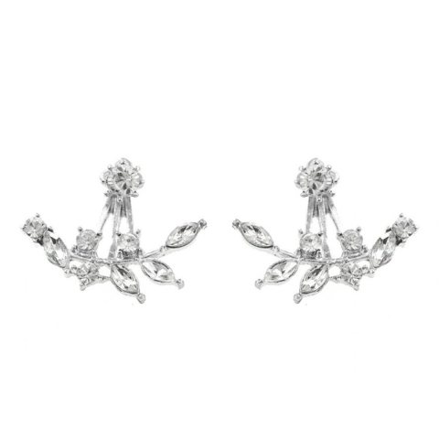 KOLCZYKI GAŁĄZKI ZA UCHO K179 SREBRO