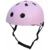 Kask rowerowy dla dziecka Trike Fix dziecięcy regulowany LED M 55-58cm fioletowy