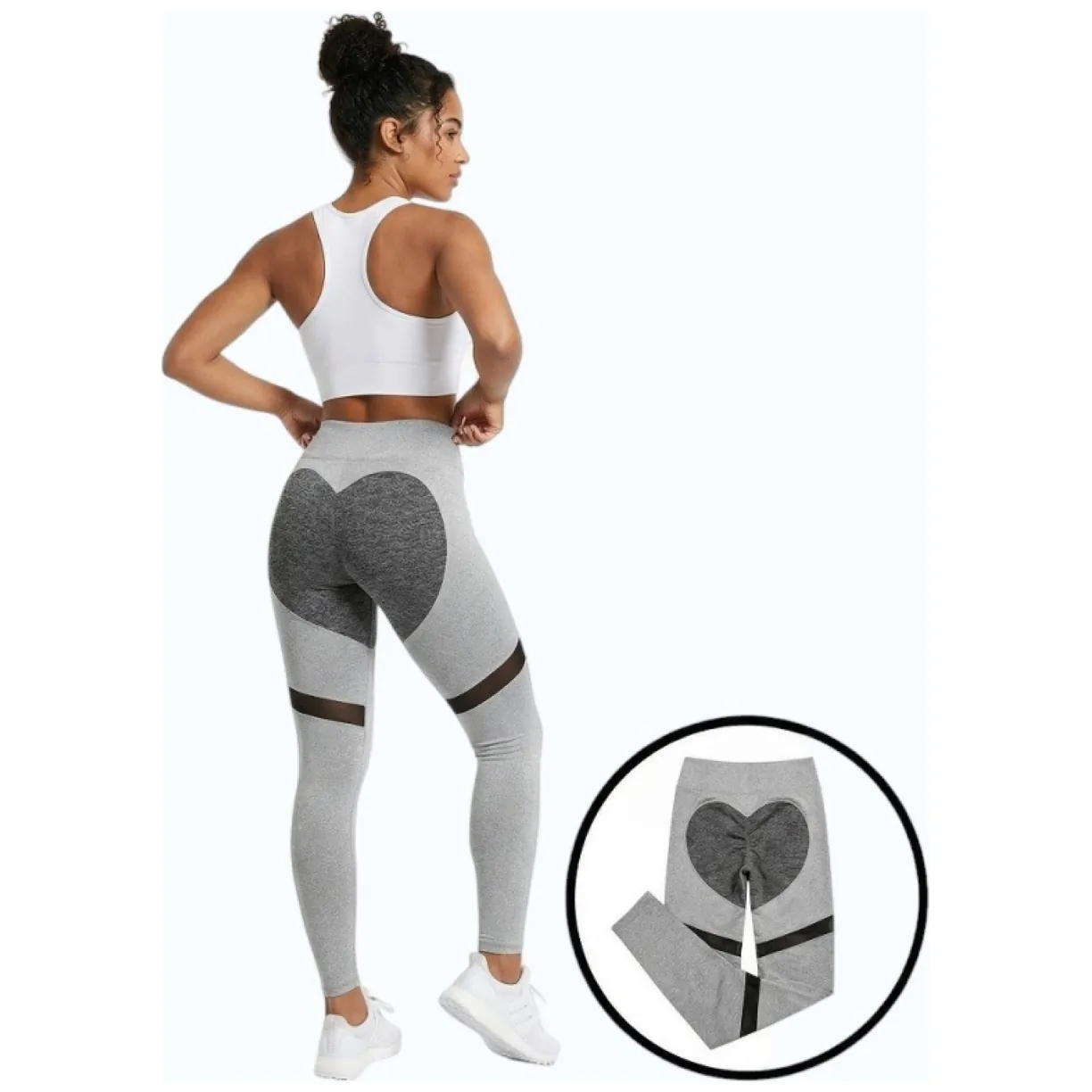 Sportowe Legginsy Fitness Trening S LEG7S