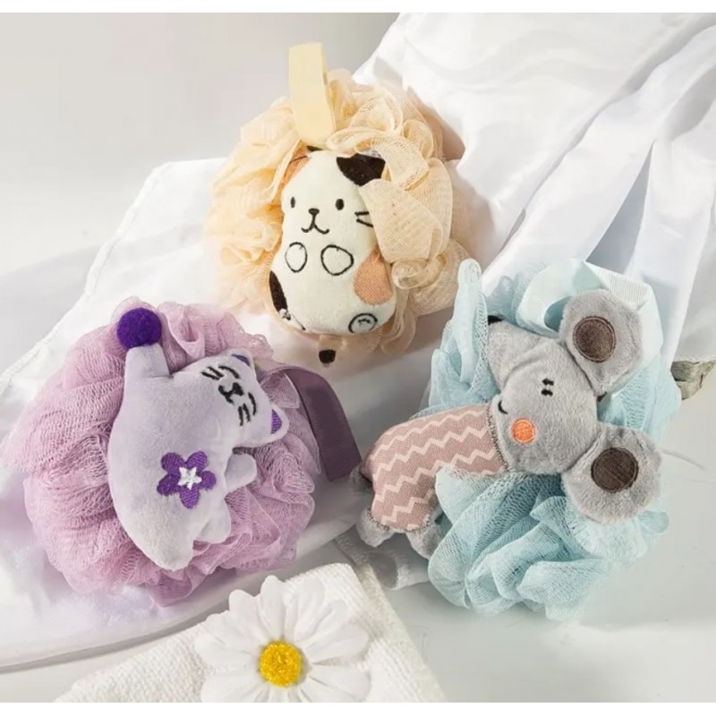 Szczotka gąbka do mycia ciała SWEETY na mokro XL 15cm GB15N - obrazek 5