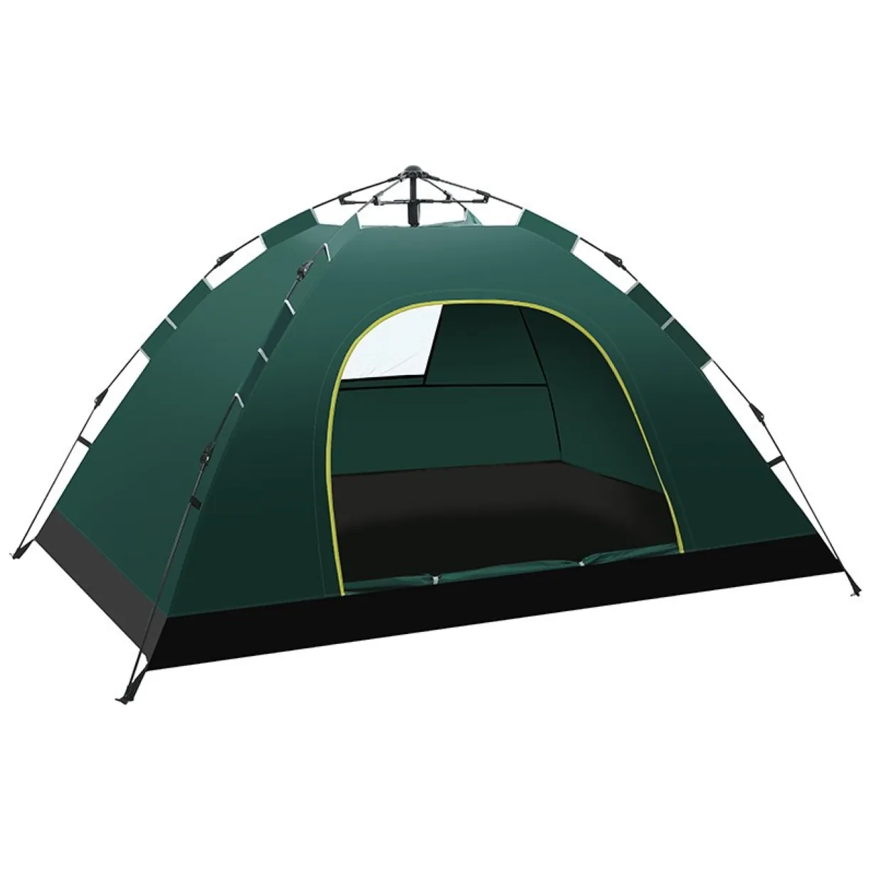 Namiot kempingowy składany 2-3 osobowy 200x140x115cm BAL12ZIE - obrazek 2