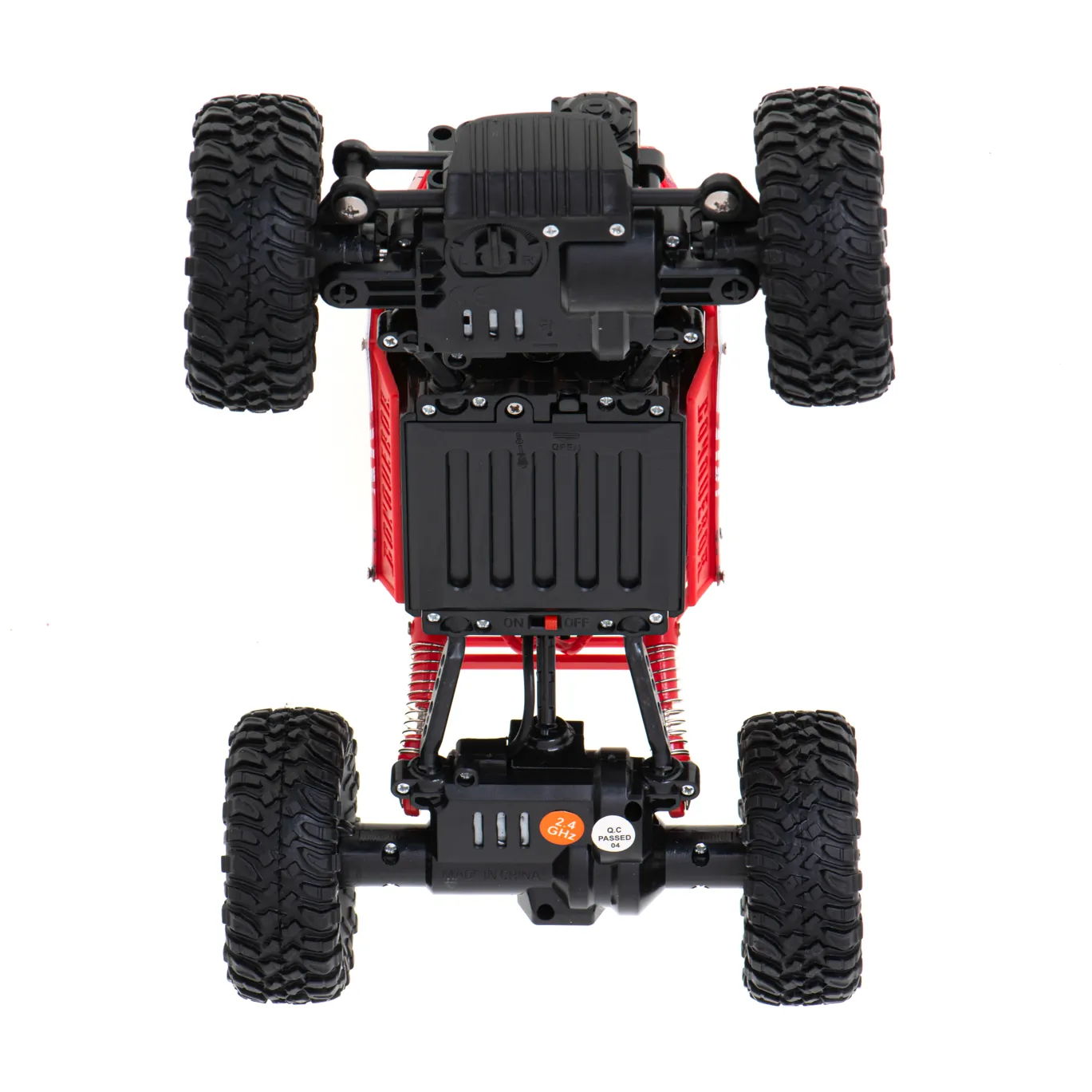 Samochód zdalnie sterowany RC Rock Crawler 4x4 2,4GHz czerwony 1:18 - obrazek 11