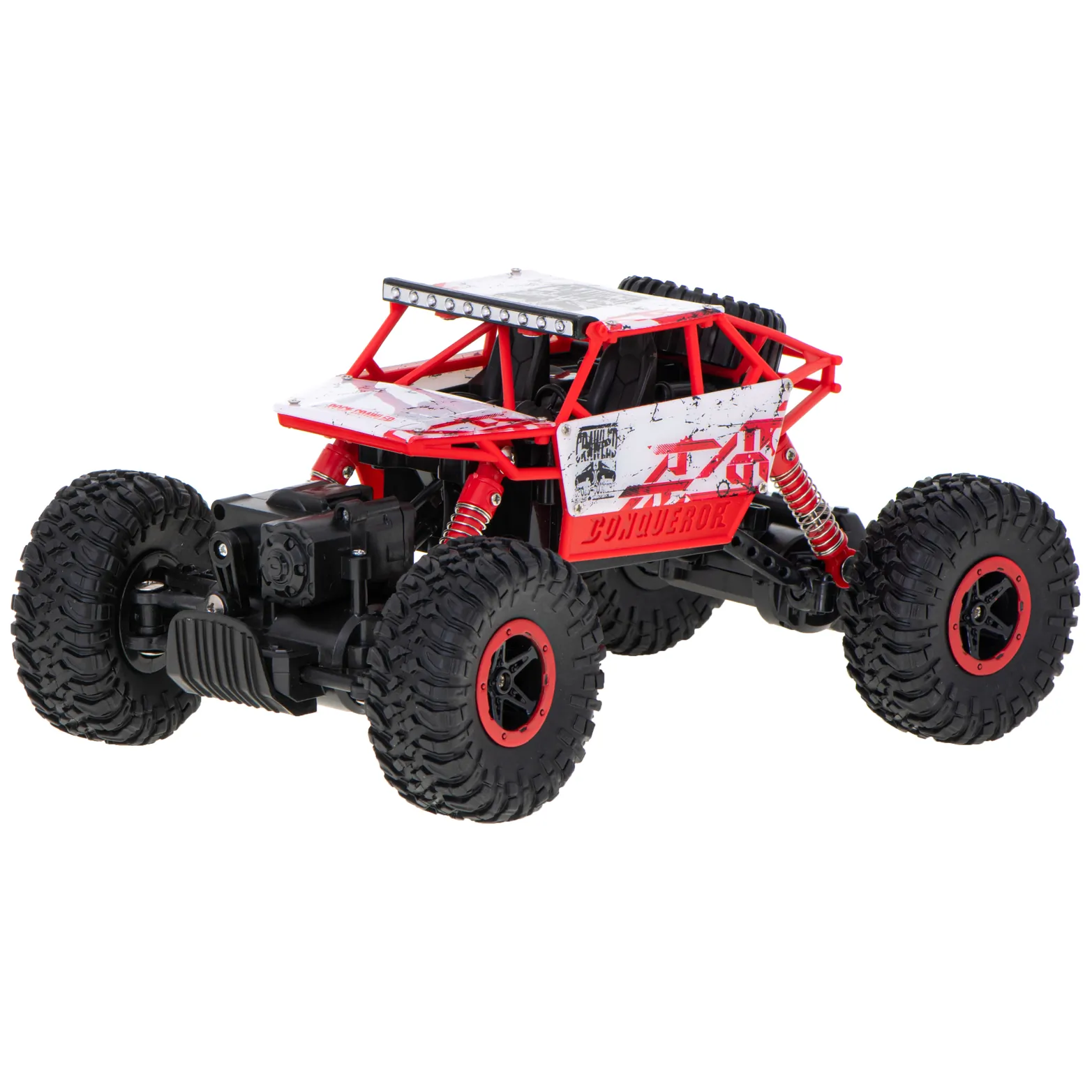 Samochód zdalnie sterowany RC Rock Crawler 4x4 2,4GHz czerwony 1:18 - obrazek 6