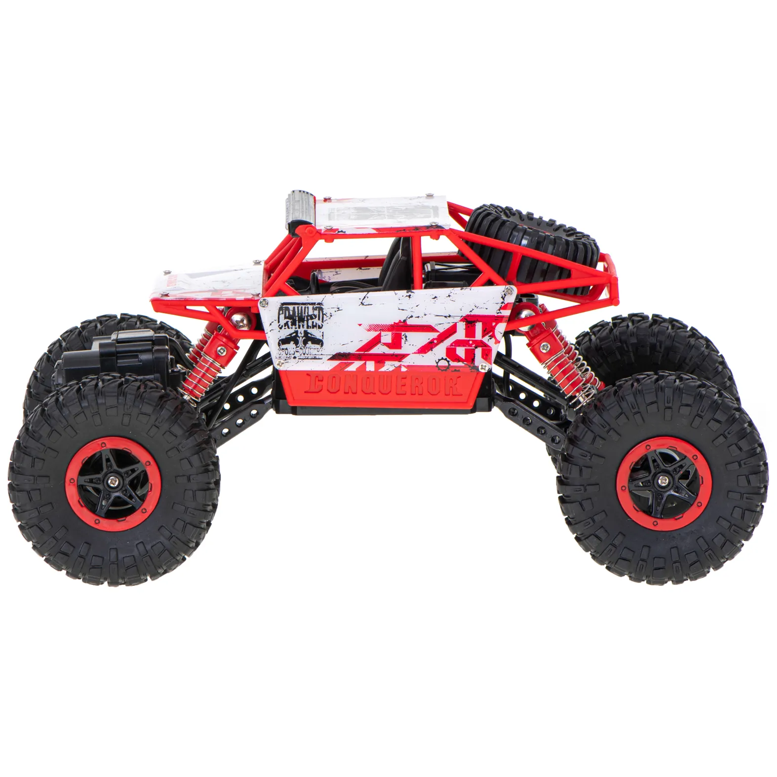 Samochód zdalnie sterowany RC Rock Crawler 4x4 2,4GHz czerwony 1:18 - obrazek 7