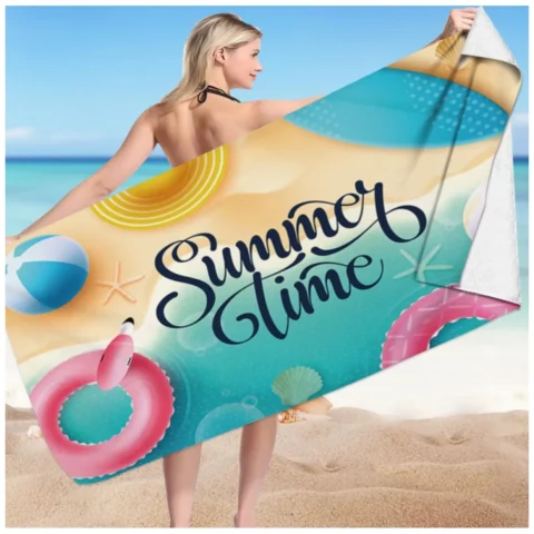 Ręcznik plażowy prostokątny SUMMER TIME 150x70 REC54WZ10