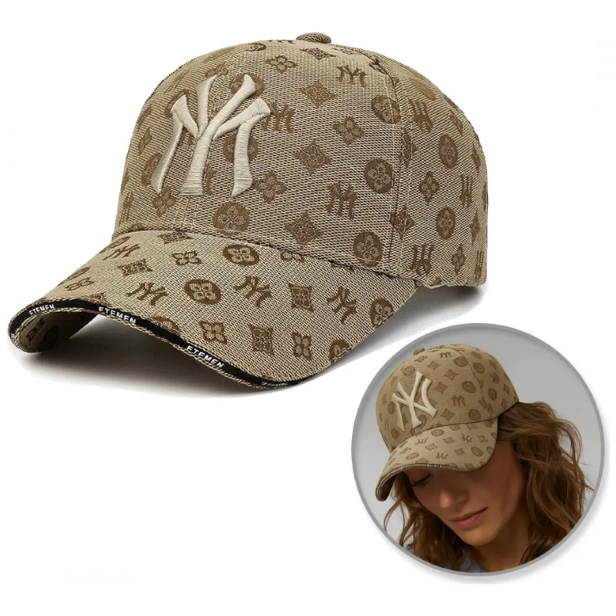 Czapka z daszkiem baseball cap, sportowa z regulacją 56-60cm CZ54WZ1