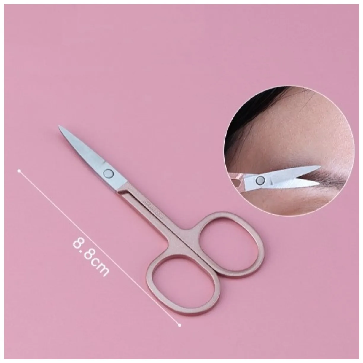 Zestaw akcesoriów do manicure w etui różowa świnka 7w1 AK07 - obrazek 6