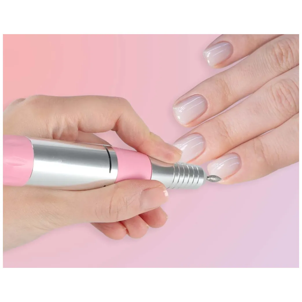Elektryczna frezarka do paznokci 65W 6 końcówek manicure pedicure - obrazek 12