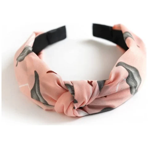 Opaska turban z materiału print O326WZ4