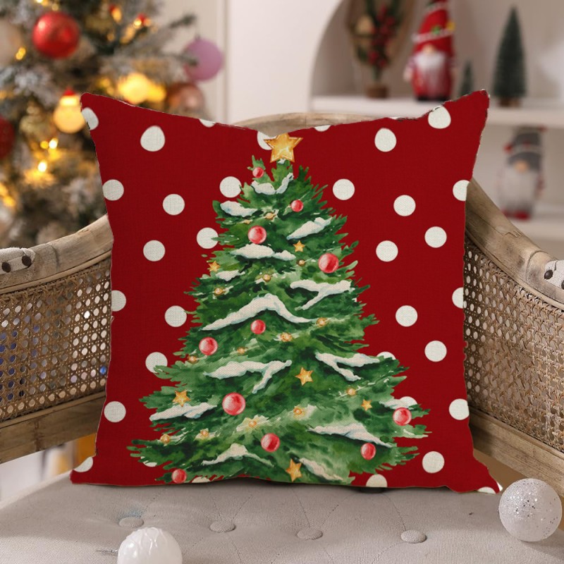 Poszewka na poduszkę 45 x 45 cm motyw świąteczny BOHO POD197 - obrazek 2