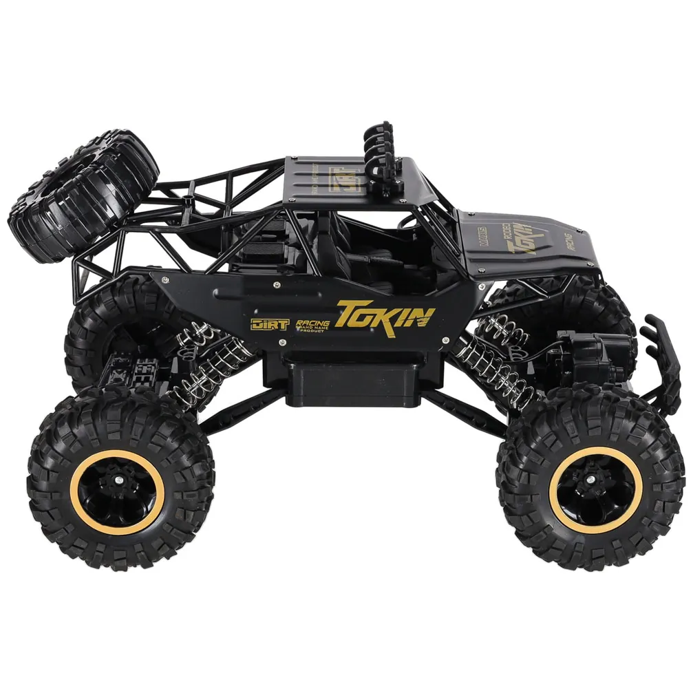 Zdalnie sterowany samochód terenowy RC 4x4 metal czarny rock crawler 1:12 - obrazek 4