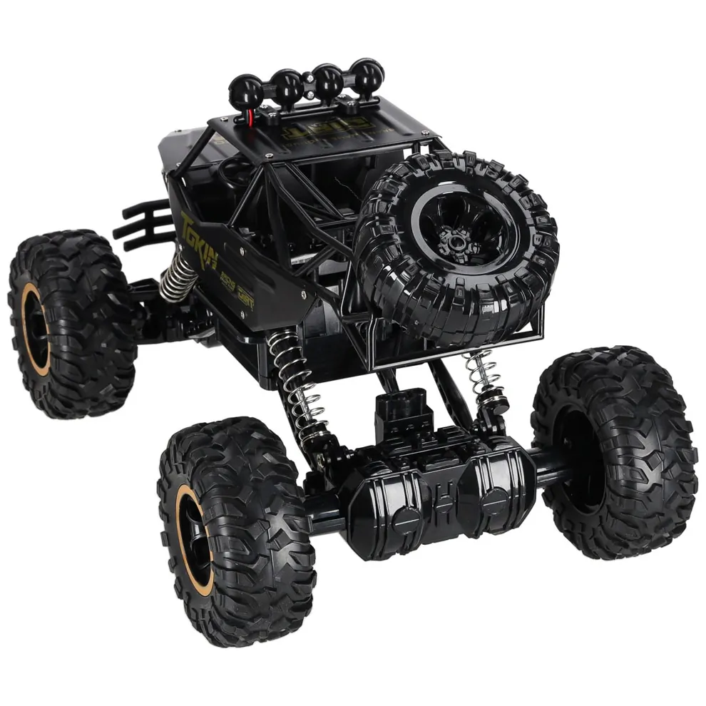 Zdalnie sterowany samochód terenowy RC 4x4 metal czarny rock crawler 1:12 - obrazek 5