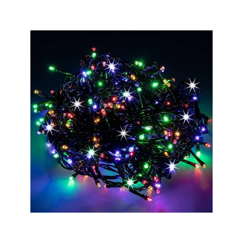 Światełka lampki LED 300 MULTIKOLOR, FLASH BIAŁY 7770 - obrazek 3