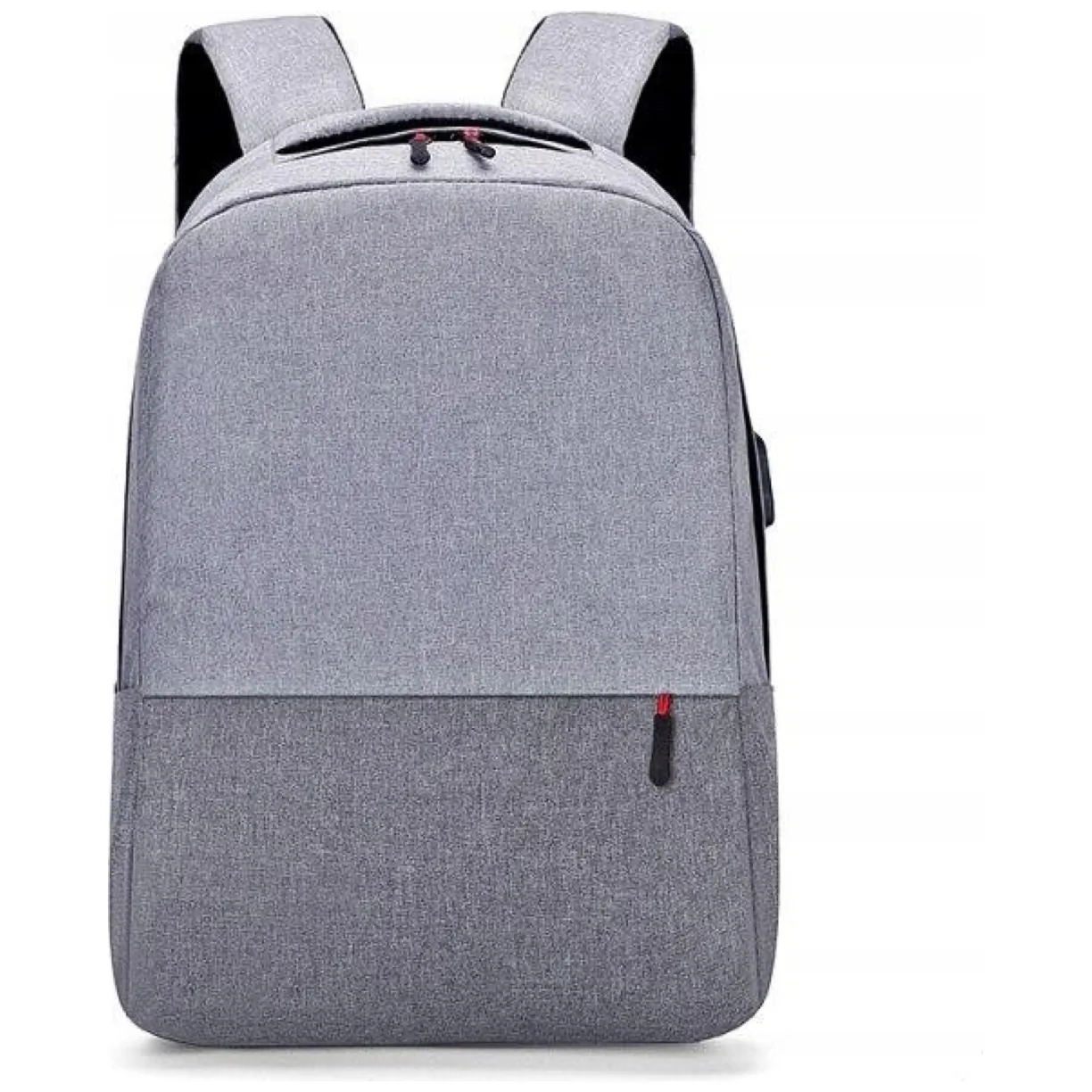 Plecak sportowy USB szary - obrazek 2