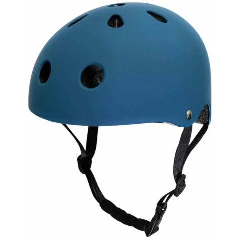 Kask rowerowy dla dziecka Trike Fix dziecięcy regulowany LED M 55-58cm granatowy