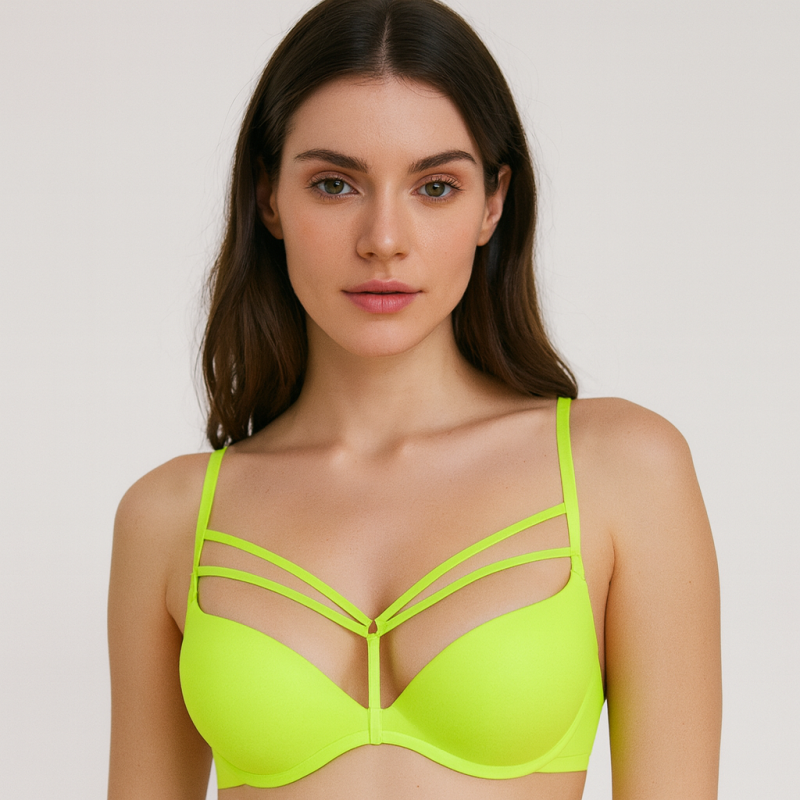 Ozdobre ramiaczka do biustonosza MIA Pistachio Z PUDEŁKIEM RA044P - obrazek 3