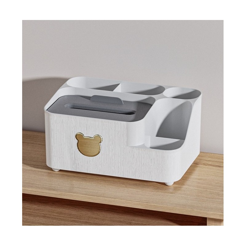 Szkatułka organizer z misiem na chusteczki ORM20 - obrazek 2